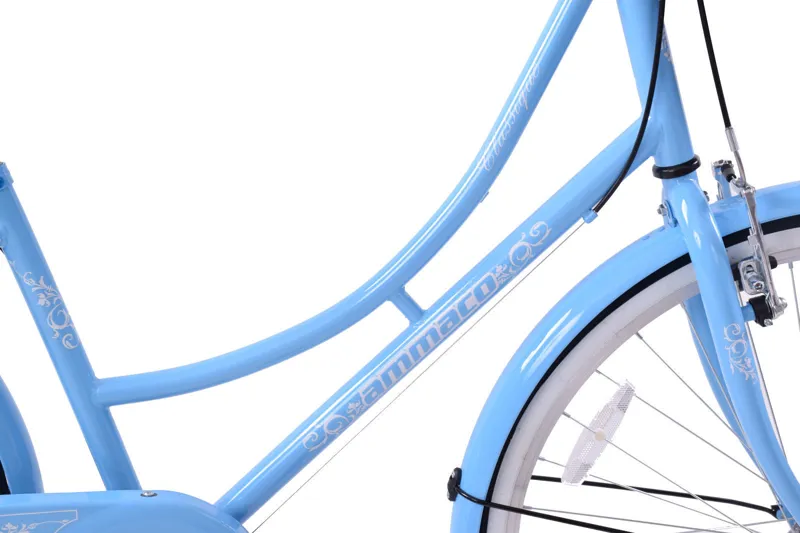 Ammaco Classique 26 Inch Dutch Lifestyle Bike Blue-1